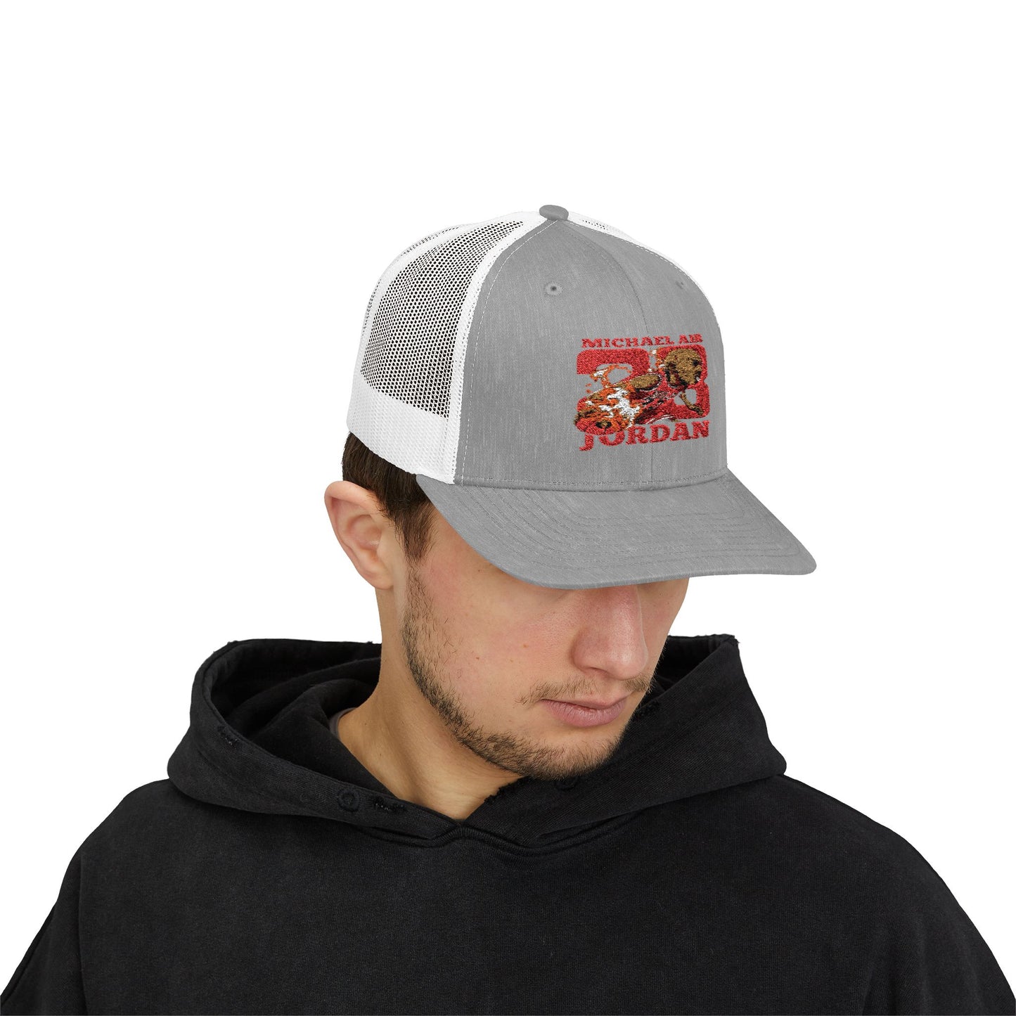 Snapback Trucker Cap - Micheal Jordan Number 23, Classic NBA Hat