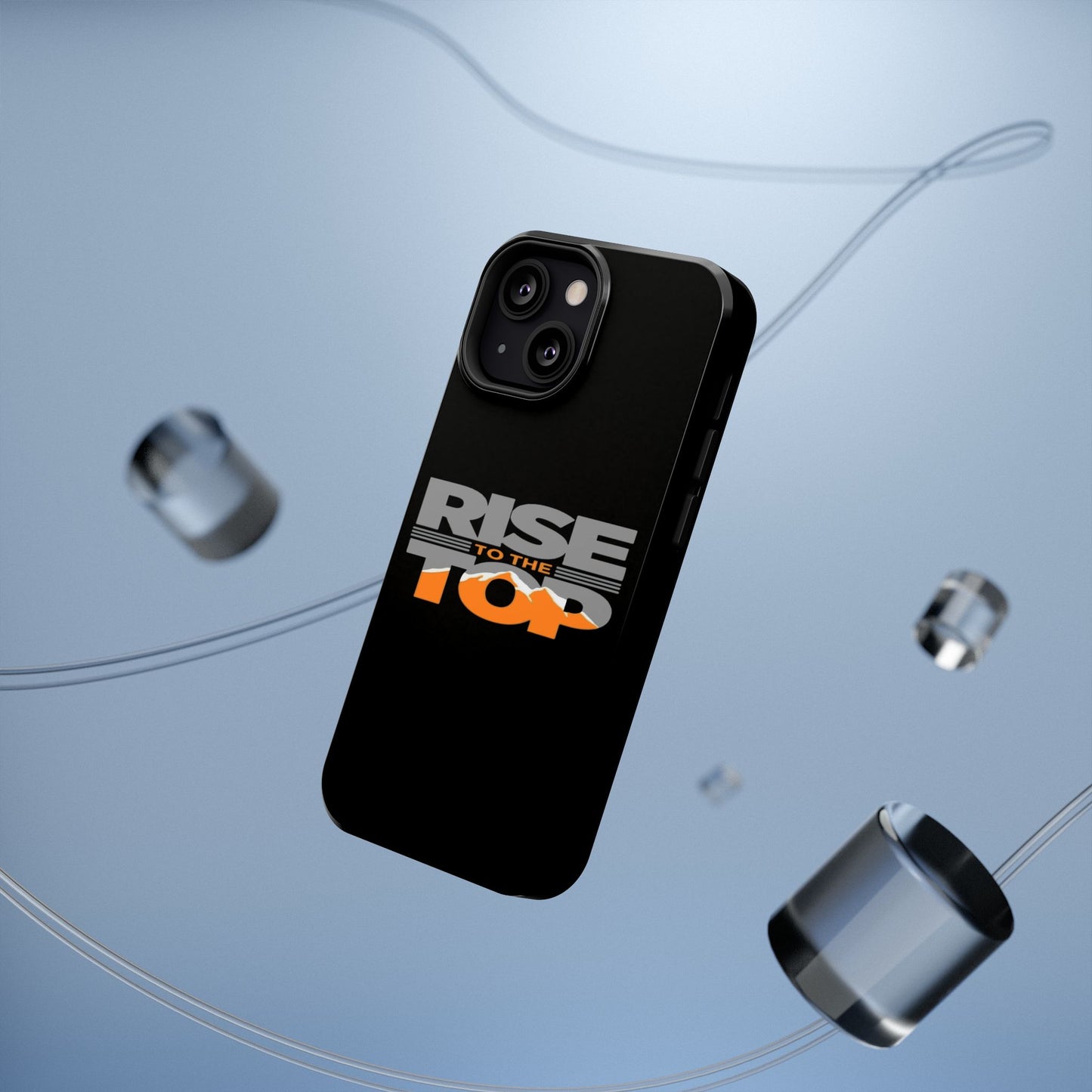 Impact-Resistant Phone Case - Rise to the Top, Durable Phone Cover, Gift for Motivational Quotes Lovers, Trendy Tech Accessories