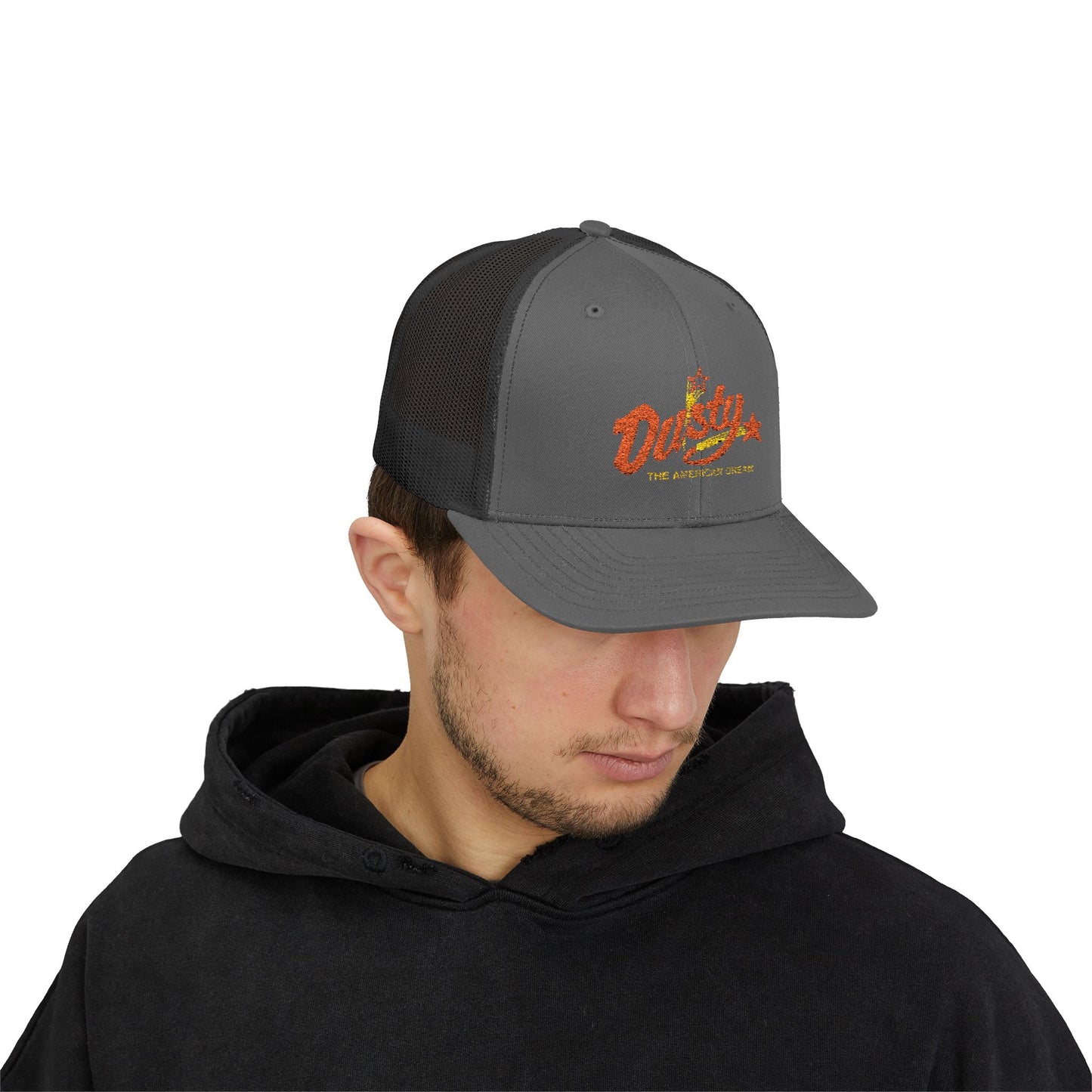 Dusty Snapback Trucker Cap, Trendy Hat, Gift for Him/Her, Casual Wear, Festival Accessory, Outdoor Style