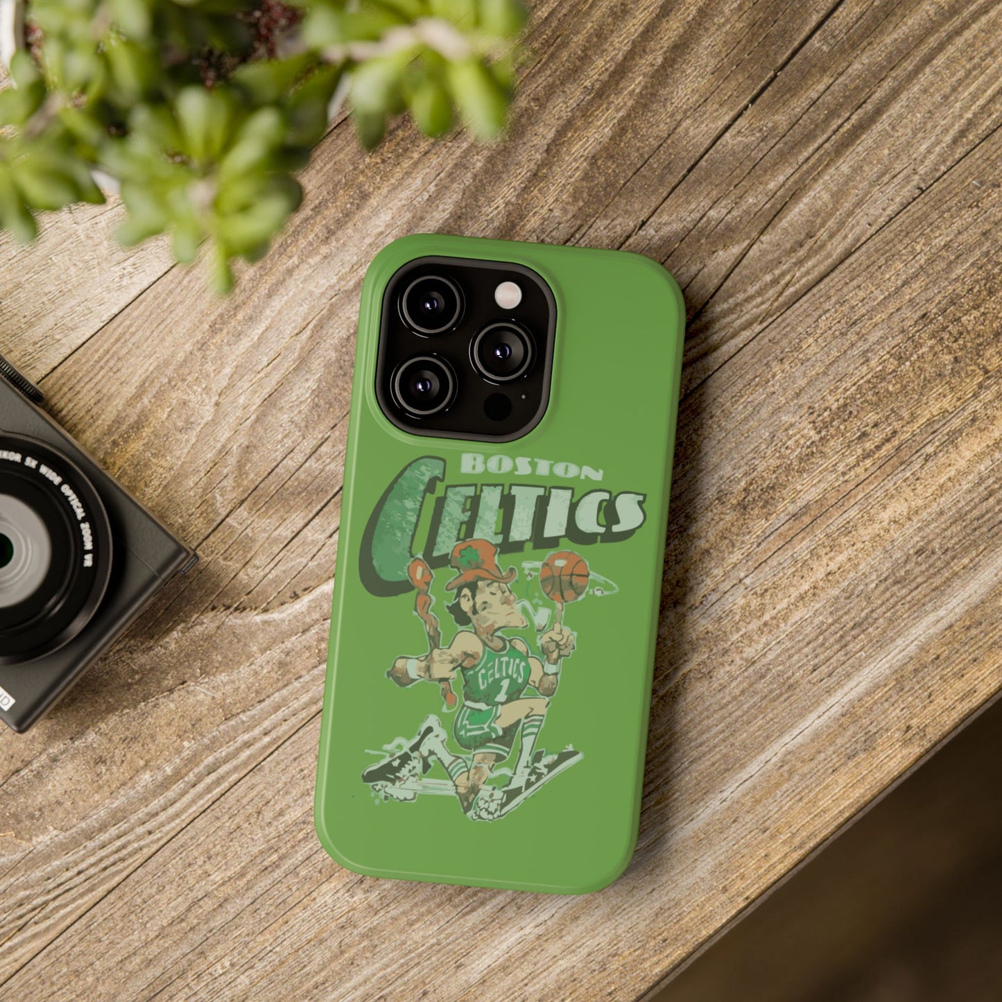 Boston Celtics Impact-Resistant Phone Case, Basketball Phone Cover, Sports Fan Gift, Sturdy Phone Case, NBA Merchandise, Team Spirit Decor