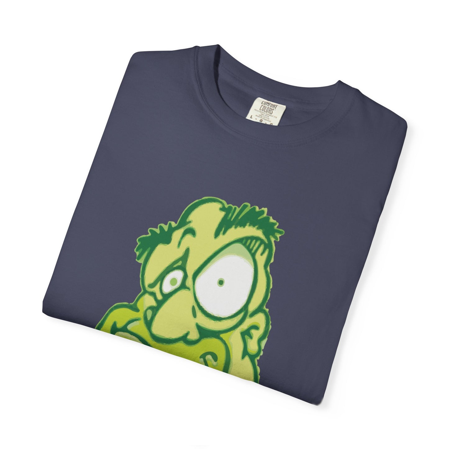 Unisex Garment-Dyed T-Shirt with Quirky Cartoon Design - Perfect for Casual Wear, Gifting, Parties, and Everyday Comfort