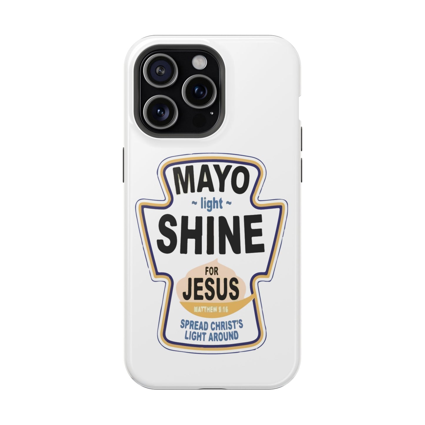 Jesus Message Impact-Resistant Case, Faith-Based Phone Cover, Inspirational Tech Accessory, Christian Gift, Bible Verse Case