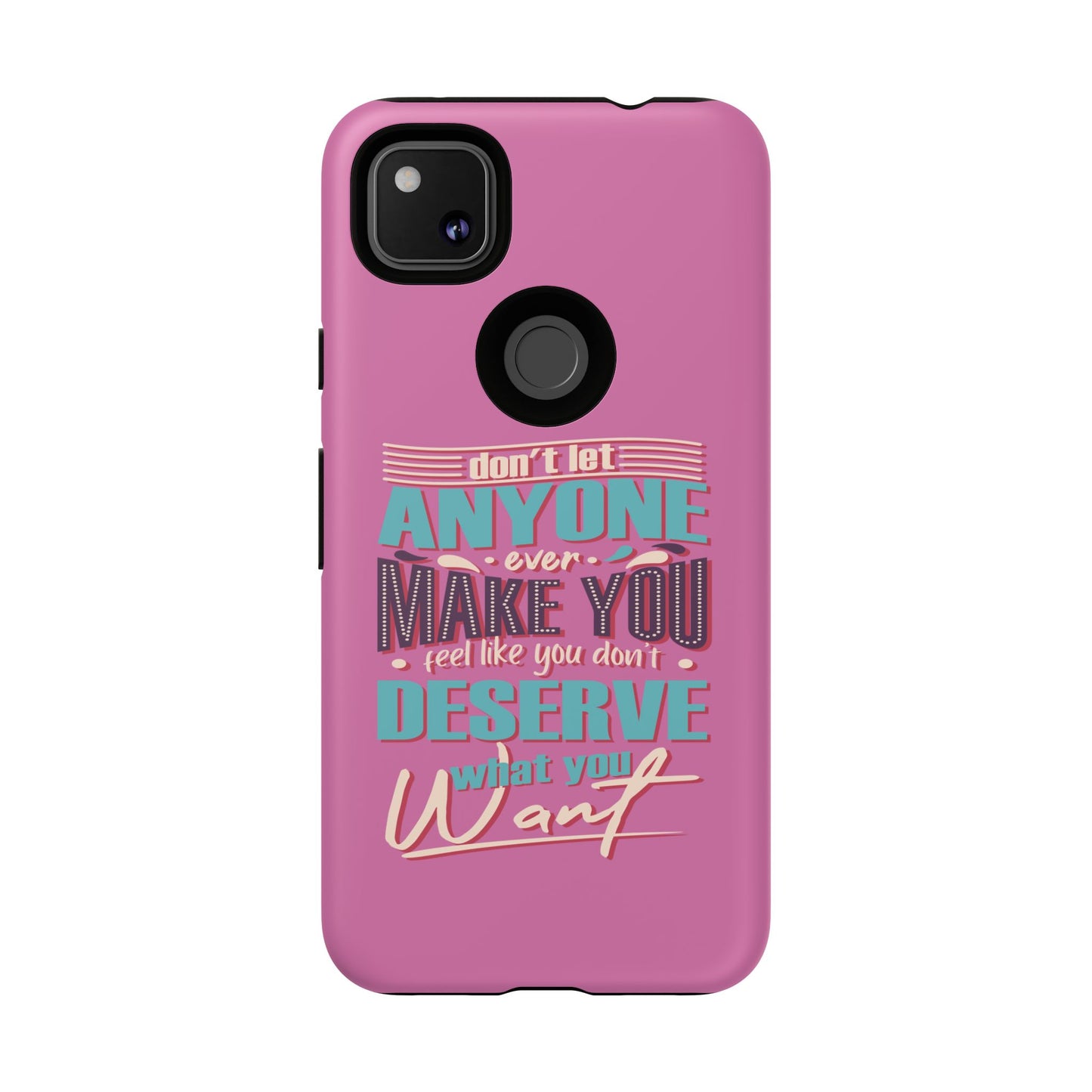 Inspirational Phone Case, Motivational Phone Cover, Tough Cases for Her, Gift for Friends, Self-Love Quote Case