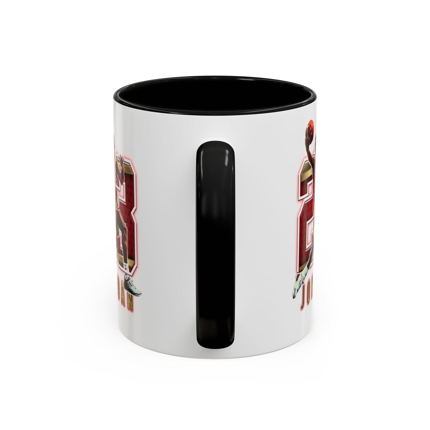 Michael Jordan Accent Coffee Mug - 11oz & 15oz - Perfect Gift for Sports Fans, Collectors, Basketball Lovers, Unique Gift Idea