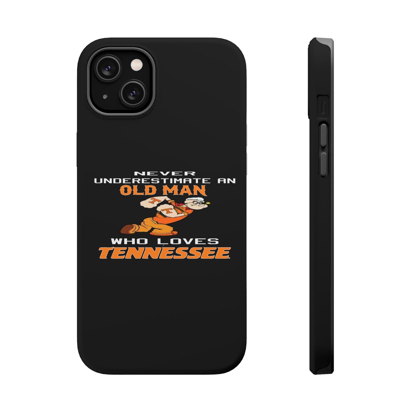 Tough Phone Case, Old Man Who Loves Tennessee, Gift for Grandpa, Tennessee Pride, Men's Accessories, Father's Day, Custom Cases