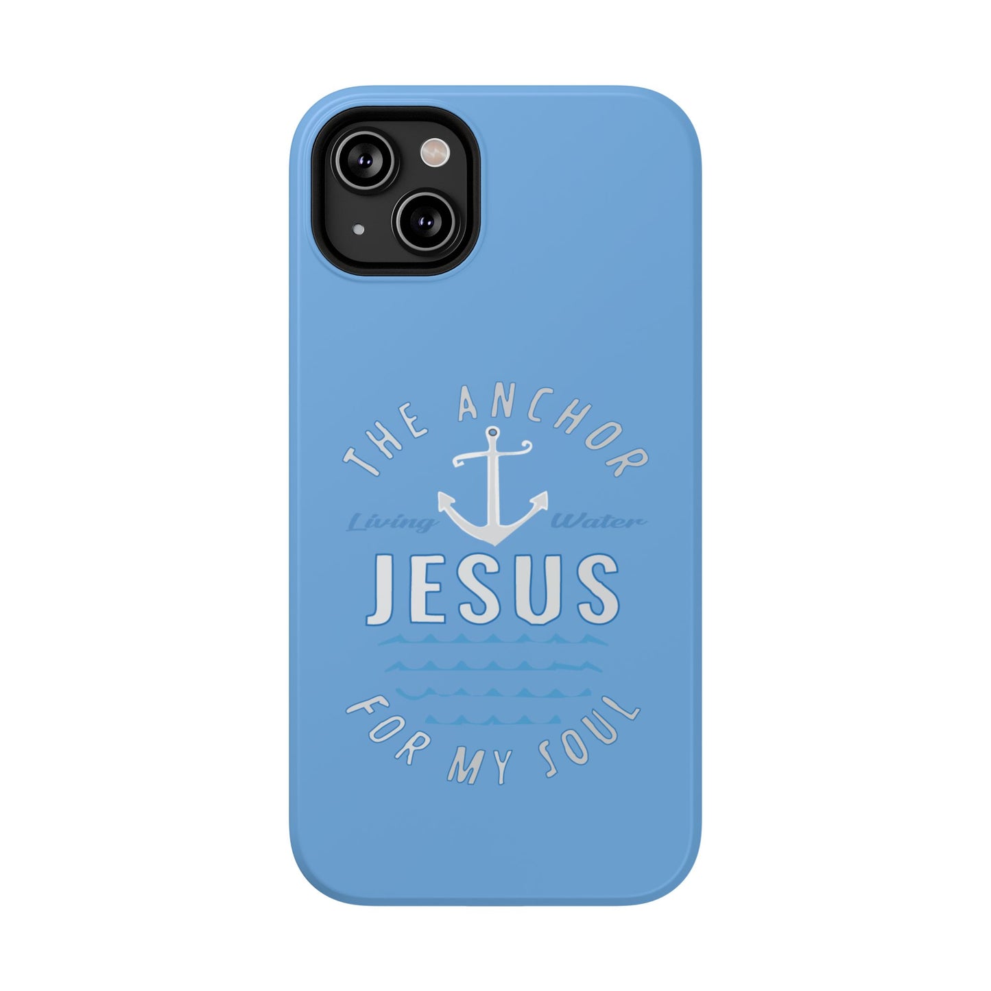 Jesus Anchor Phone Case, Christian Tech Accessories, Inspirational Gifts, Unique Phone Covers, Faith-Based Decor