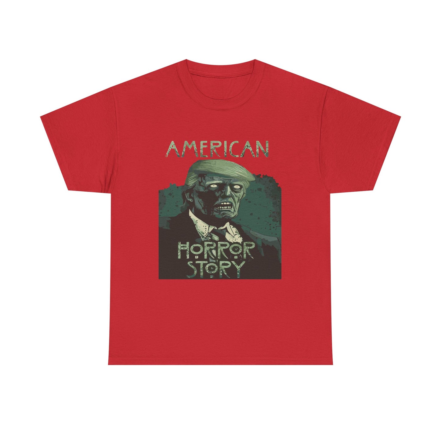 American Horror Story Unisex Heavy Cotton Tee, Horror Fan Gift, Graphic Tee, Halloween Costume, TV Show Merch
