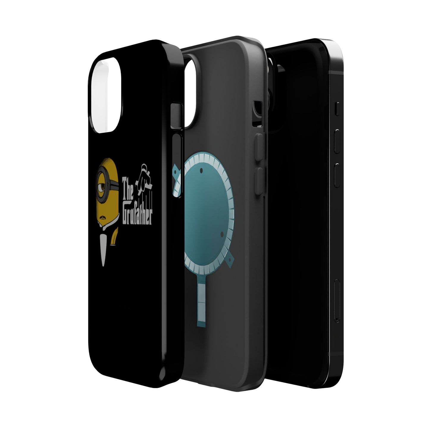 Magnetic Tough Cases: The Gruffather Phone Cover, Gift for Minions Fans, Unique Cell Phone Case, Durable Protective Case, Fun Cartoon Design