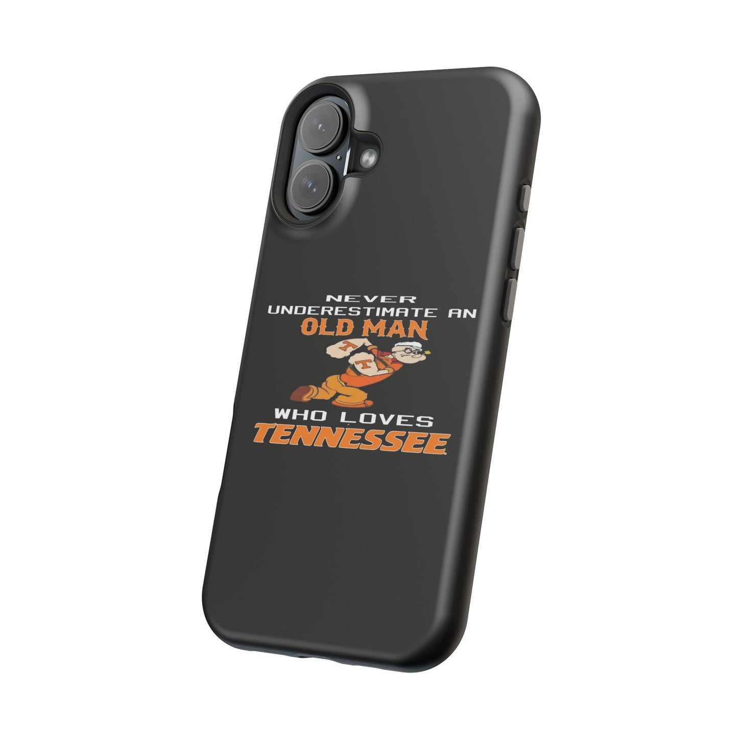 Tough Phone Case, Old Man Who Loves Tennessee, Gift for Grandpa, Tennessee Pride, Men's Accessories, Father's Day, Custom Cases