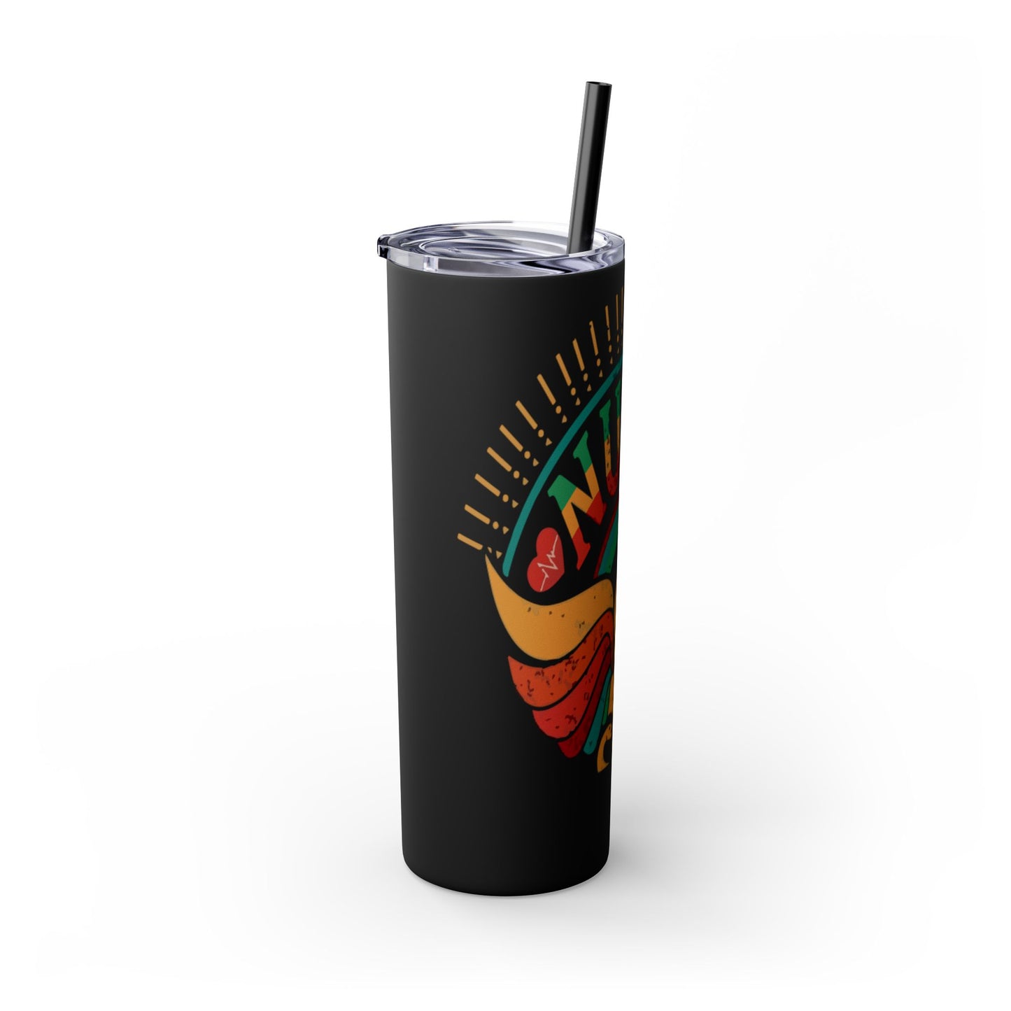 Nurse Skinny Tumbler, 20oz, Motivational Drinkware, Gift for Nurses, Summer Hydration, Nurse Appreciation Day