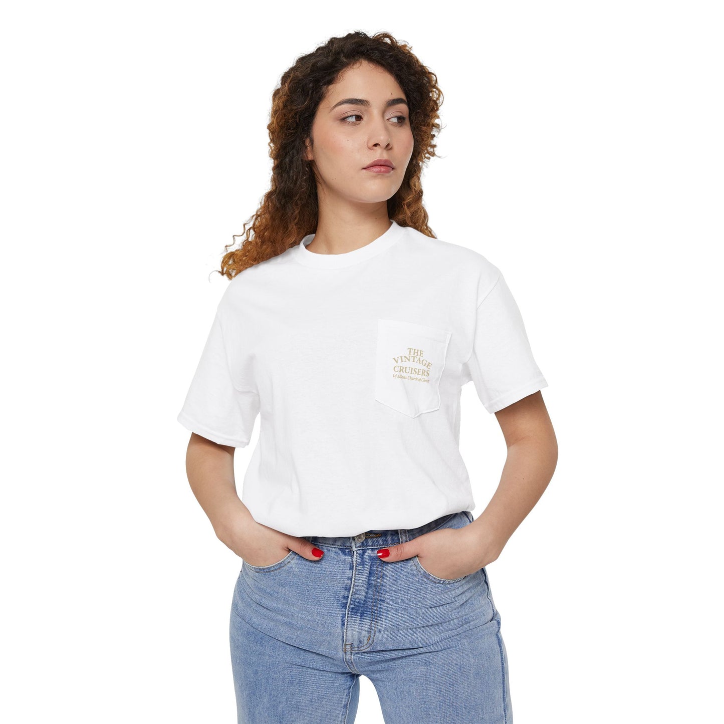 Retro Pocket Tee Allons Church of Christ Cruise 2025 Unisex T-Shirt