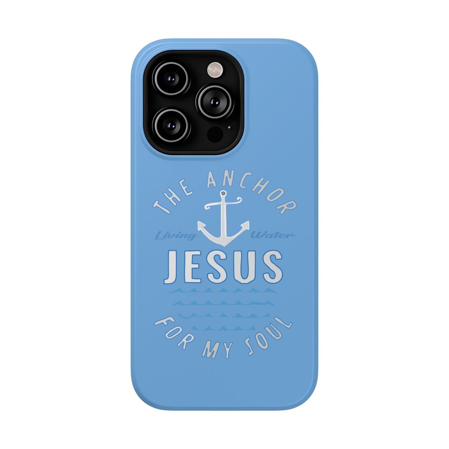 Jesus Anchor Phone Case, Christian Tech Accessories, Inspirational Gifts, Unique Phone Covers, Faith-Based Decor
