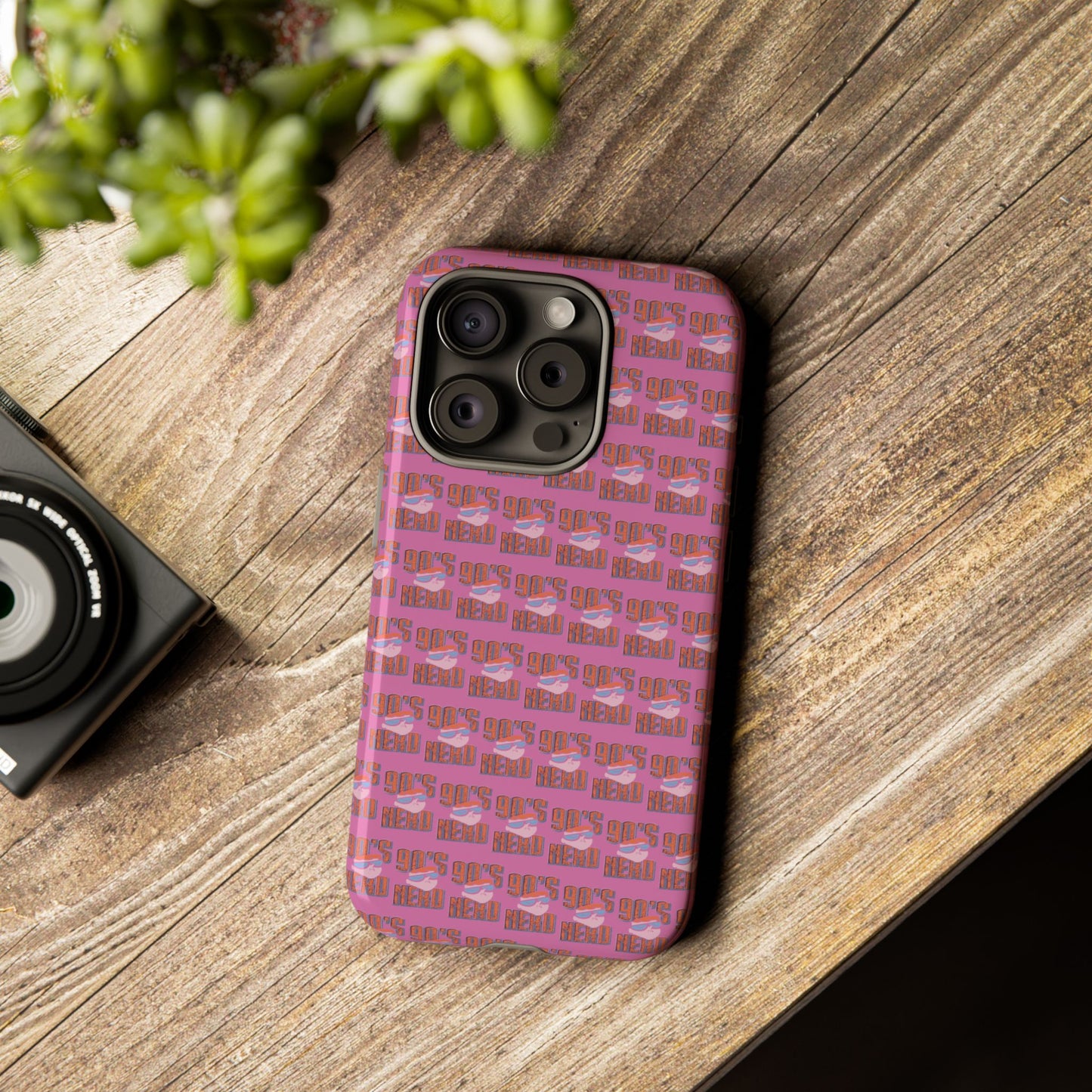 90s Vibe Phone Case, Retro Tough Cases, Gift for Nostalgia Lovers, Durable Phone Covers, 90s Themed Accessories