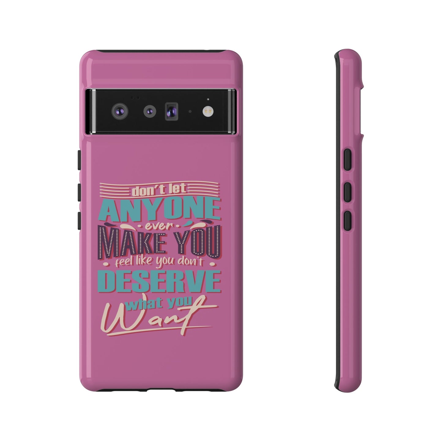 Inspirational Phone Case, Motivational Phone Cover, Tough Cases for Her, Gift for Friends, Self-Love Quote Case