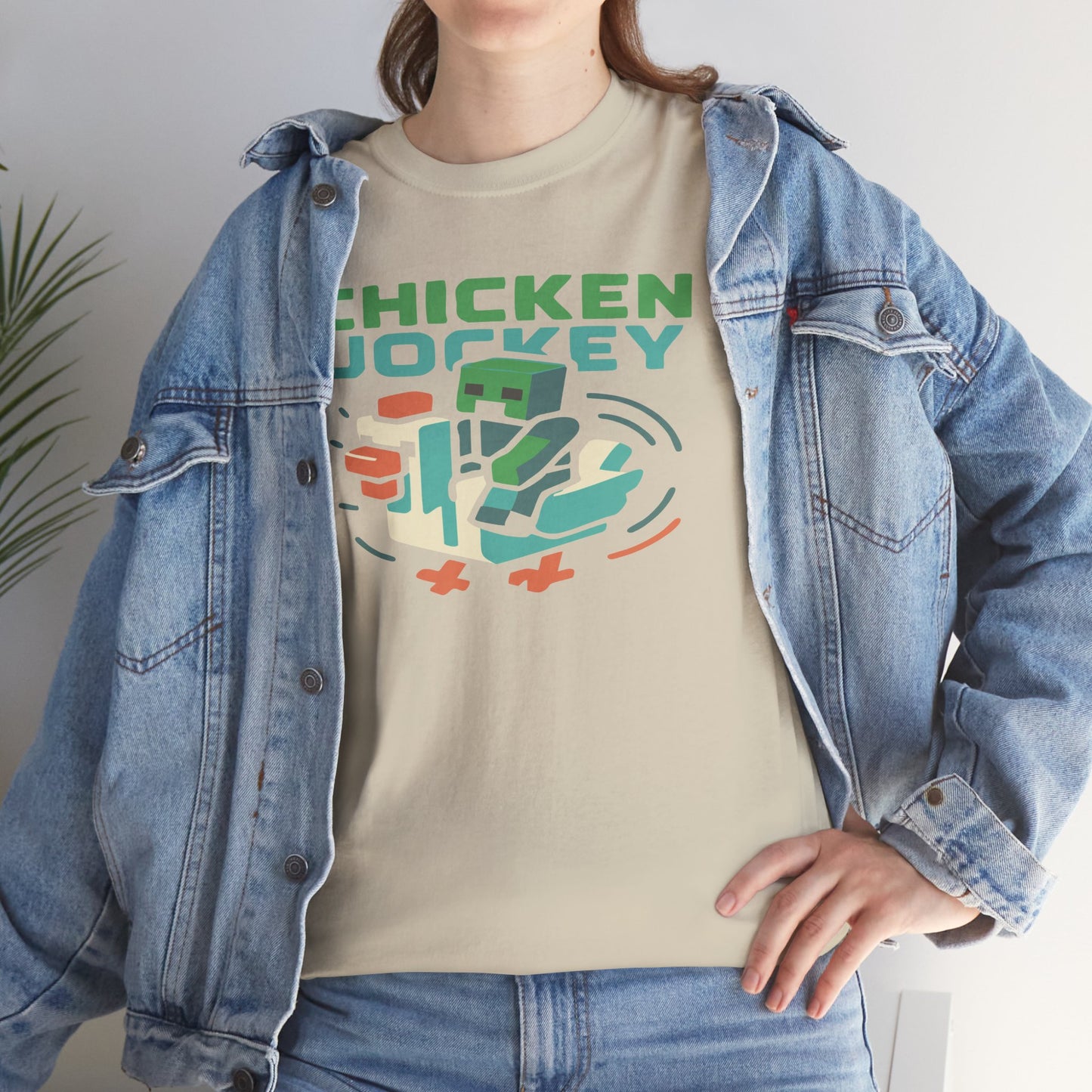 Chicken Jockey Minecraft T-shirt