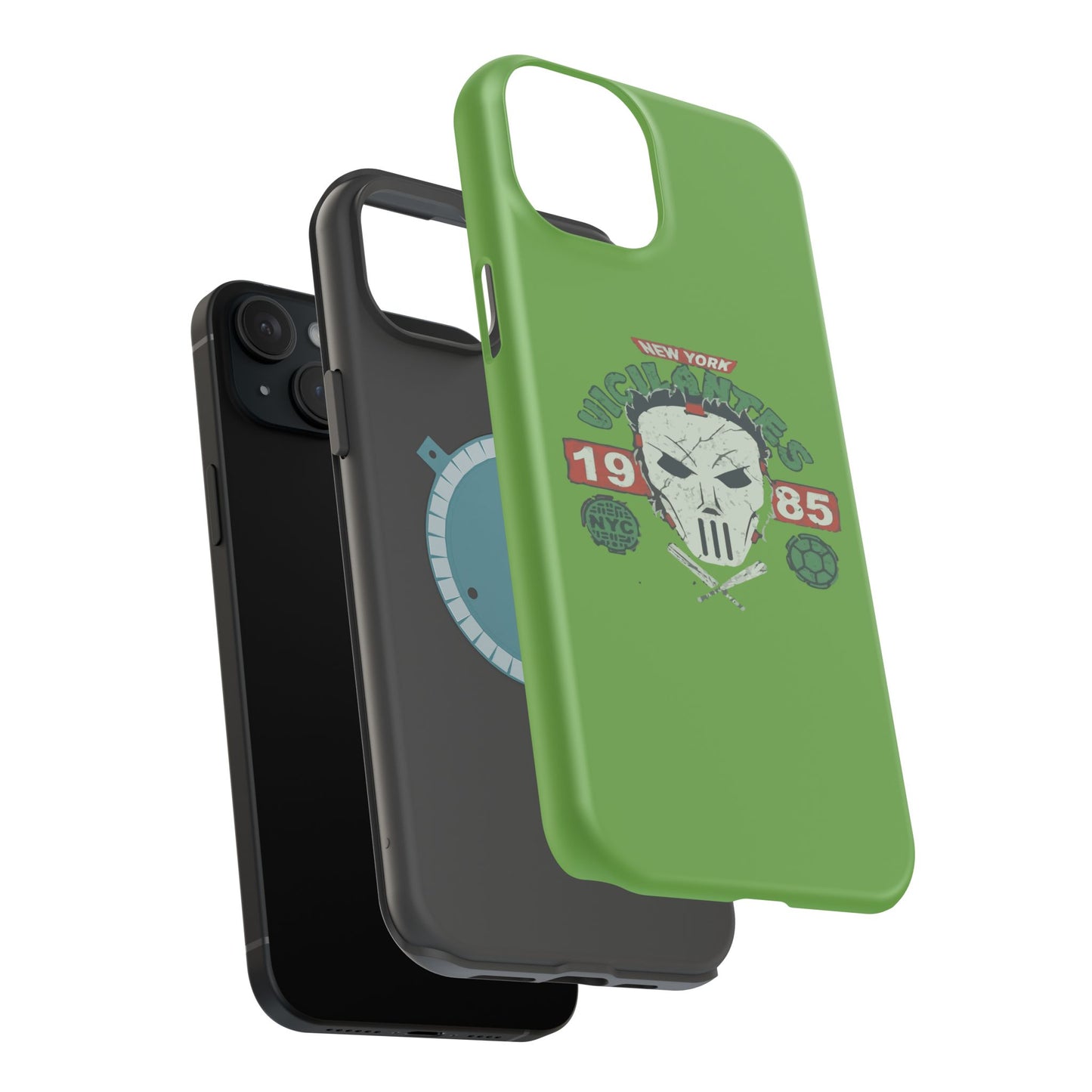 Urban Punk Phone Case, Tough Phone Cover, Skull Design Case, Gift for Him, Unique Mobile Accessory, NYC Style Case