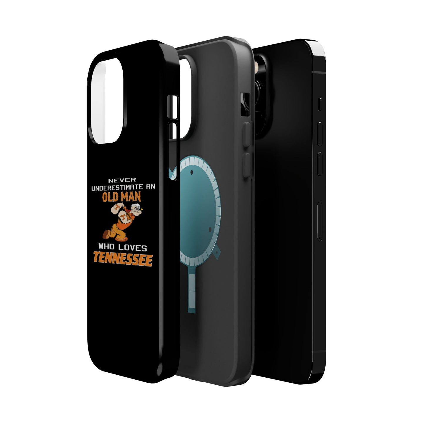Tough Phone Case, Old Man Who Loves Tennessee, Gift for Grandpa, Tennessee Pride, Men's Accessories, Father's Day, Custom Cases