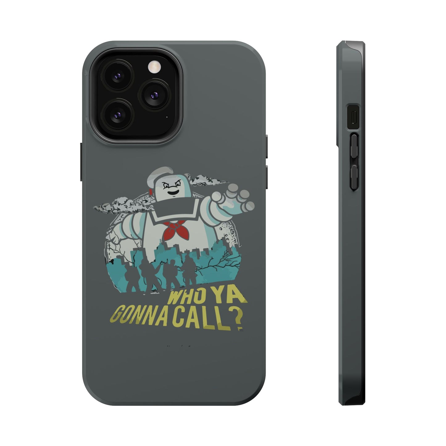 Ghostbuster-Inspired Tough Phone Case - Who Ya Gonna Call? - Perfect for Fans, Gift for Halloween, Geeky Accessories, Durable Protection