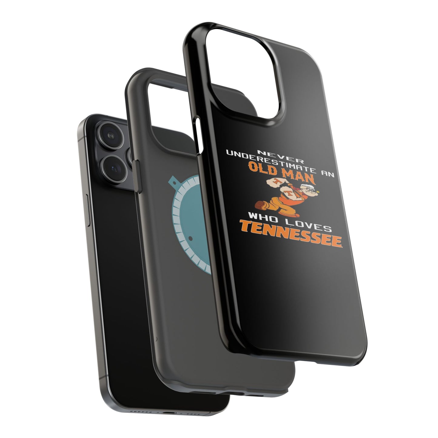 Tough Phone Case, Old Man Who Loves Tennessee, Gift for Grandpa, Tennessee Pride, Men's Accessories, Father's Day, Custom Cases