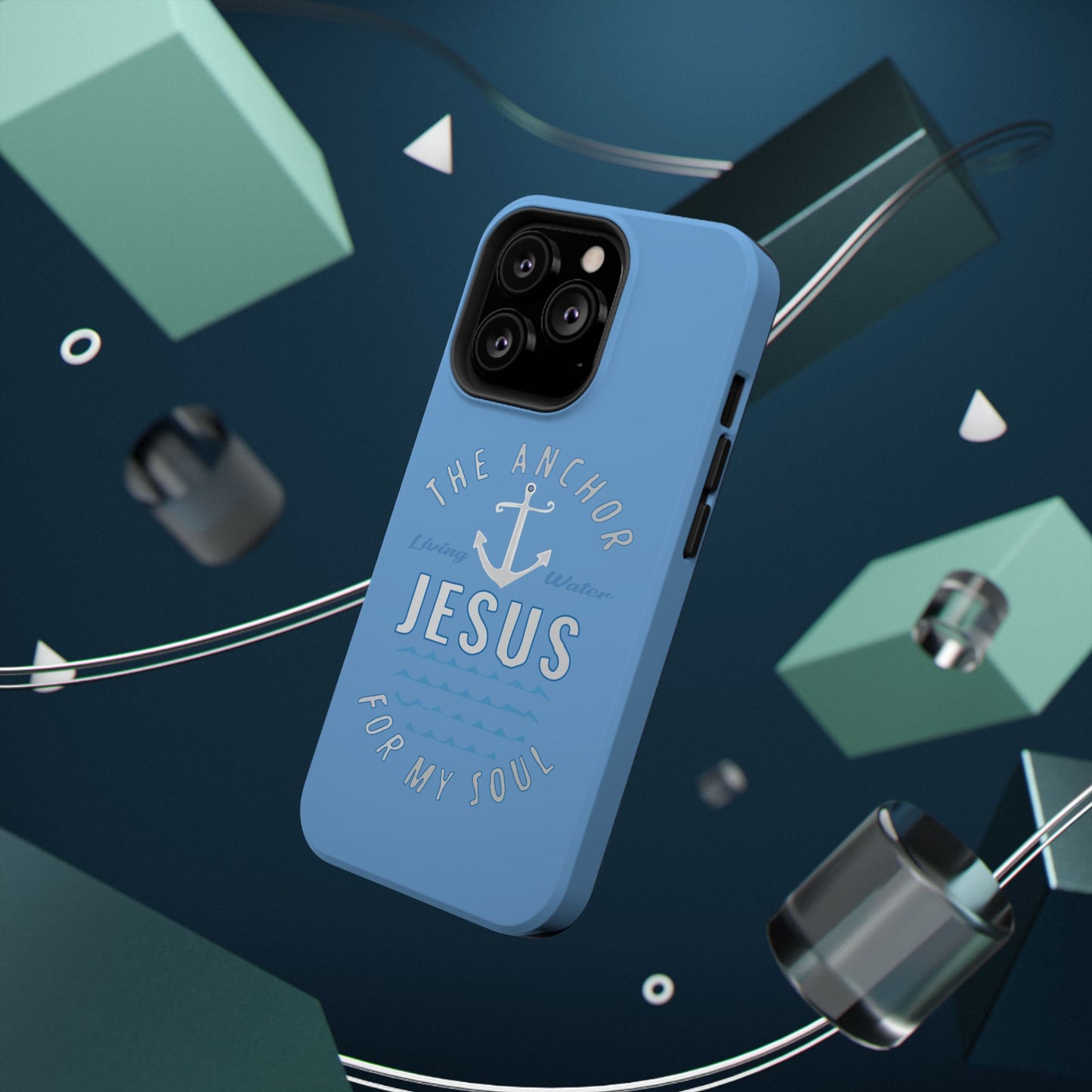 Jesus Anchor Phone Case, Christian Tech Accessories, Inspirational Gifts, Unique Phone Covers, Faith-Based Decor