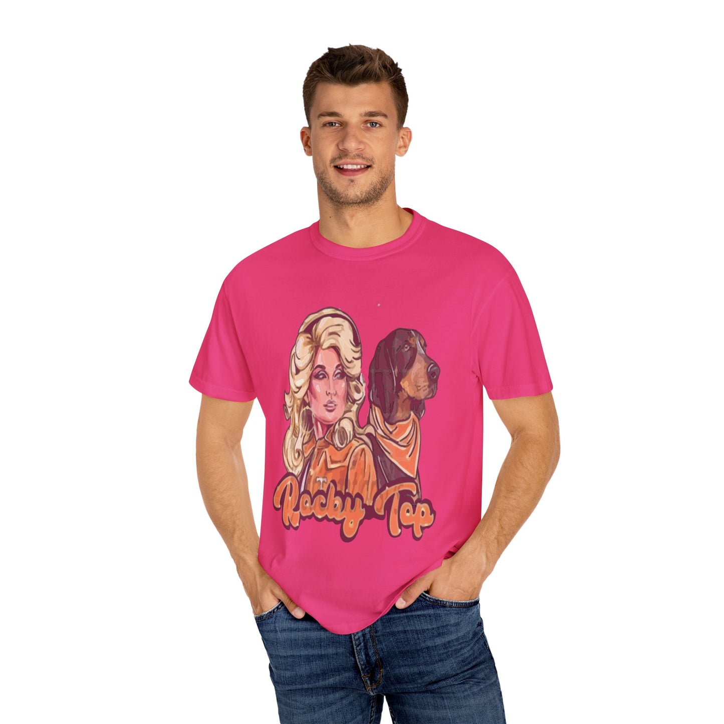 Rocky Top Retro T-Shirt, Dog Lover Tee, Vintage Country Shirt, Music Festival Apparel, Unique Gift for Pet Owners