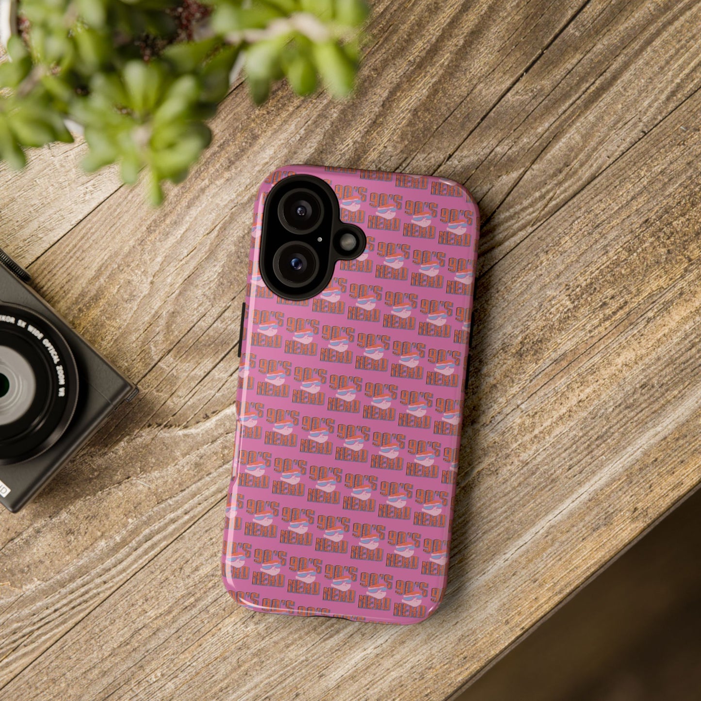 90s Vibe Phone Case, Retro Tough Cases, Gift for Nostalgia Lovers, Durable Phone Covers, 90s Themed Accessories