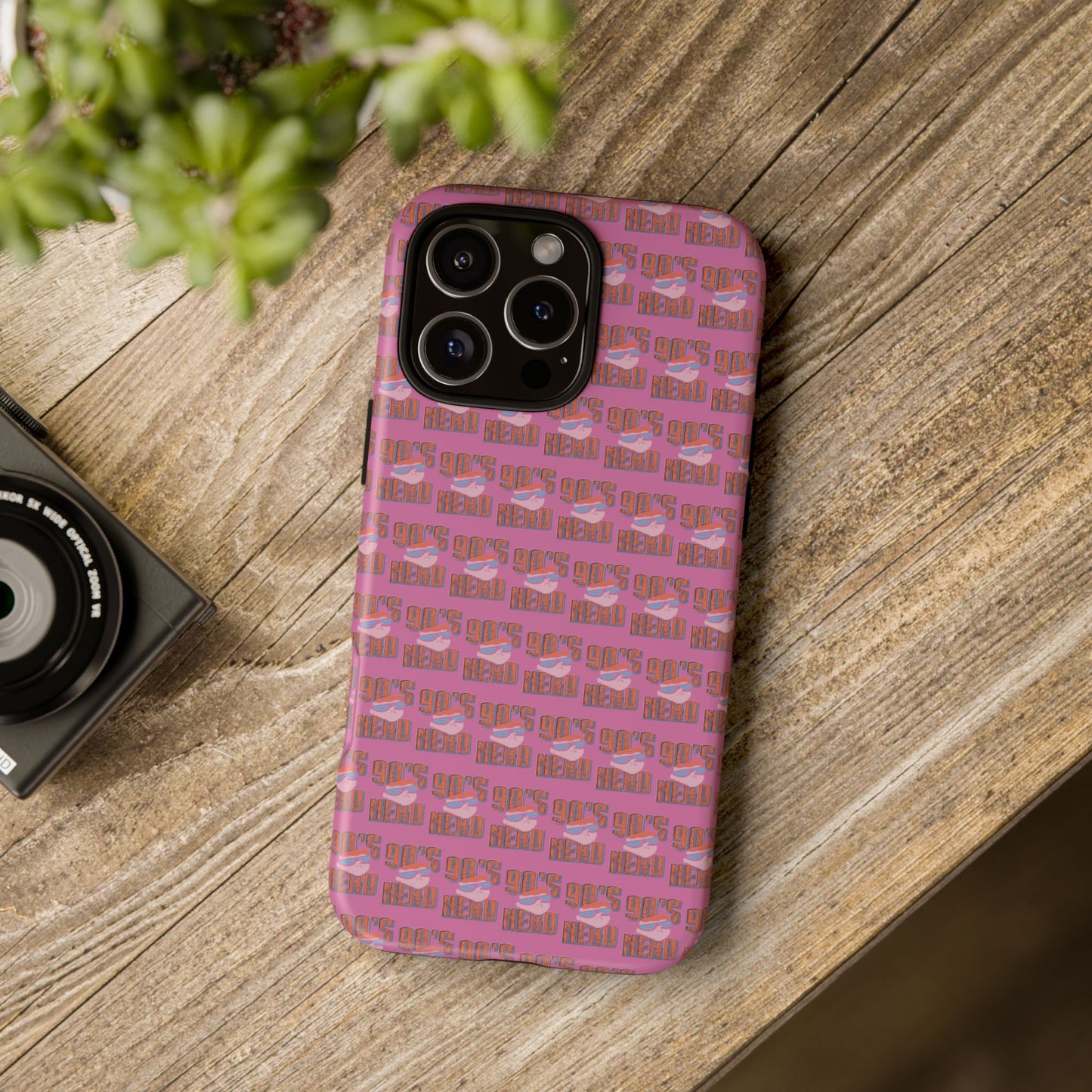 90s Vibe Phone Case, Retro Tough Cases, Gift for Nostalgia Lovers, Durable Phone Covers, 90s Themed Accessories