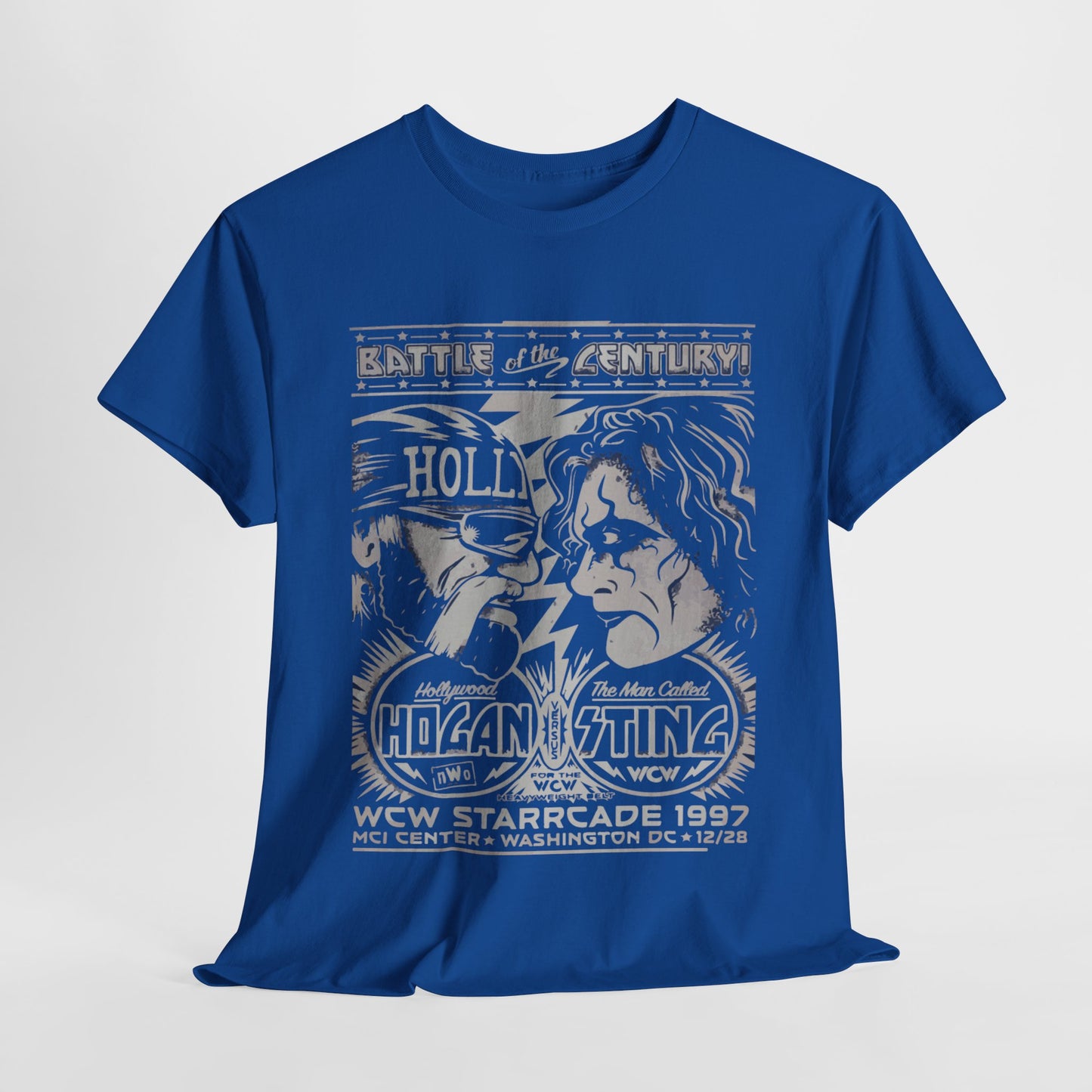Vintage Wrestling Tee - Hulk vs Sting Retro Sports Nostalgia - Classic WCW Unisex Heavy Cotton Tee