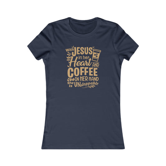 Jesus and Coffee Women's Favorite Tee