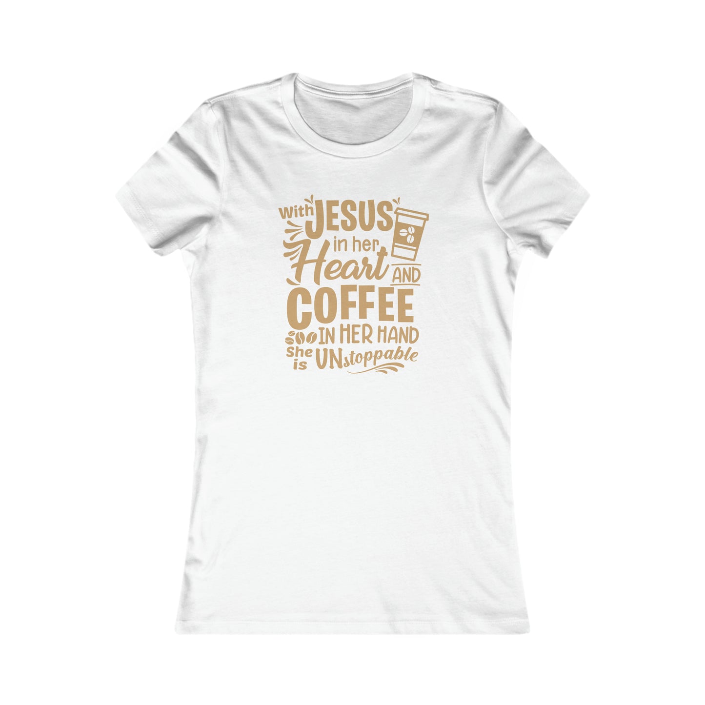 Jesus and Coffee Women's Favorite Tee