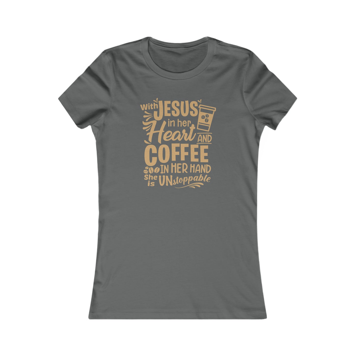 Jesus and Coffee Women's Favorite Tee