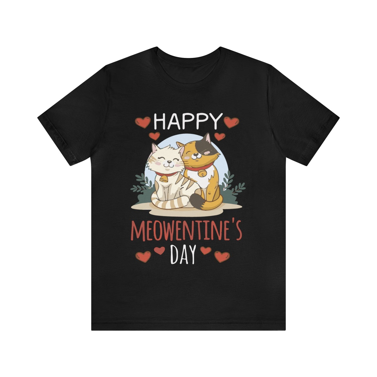 Happy Meowentine's Jersey Short Sleeve Tee