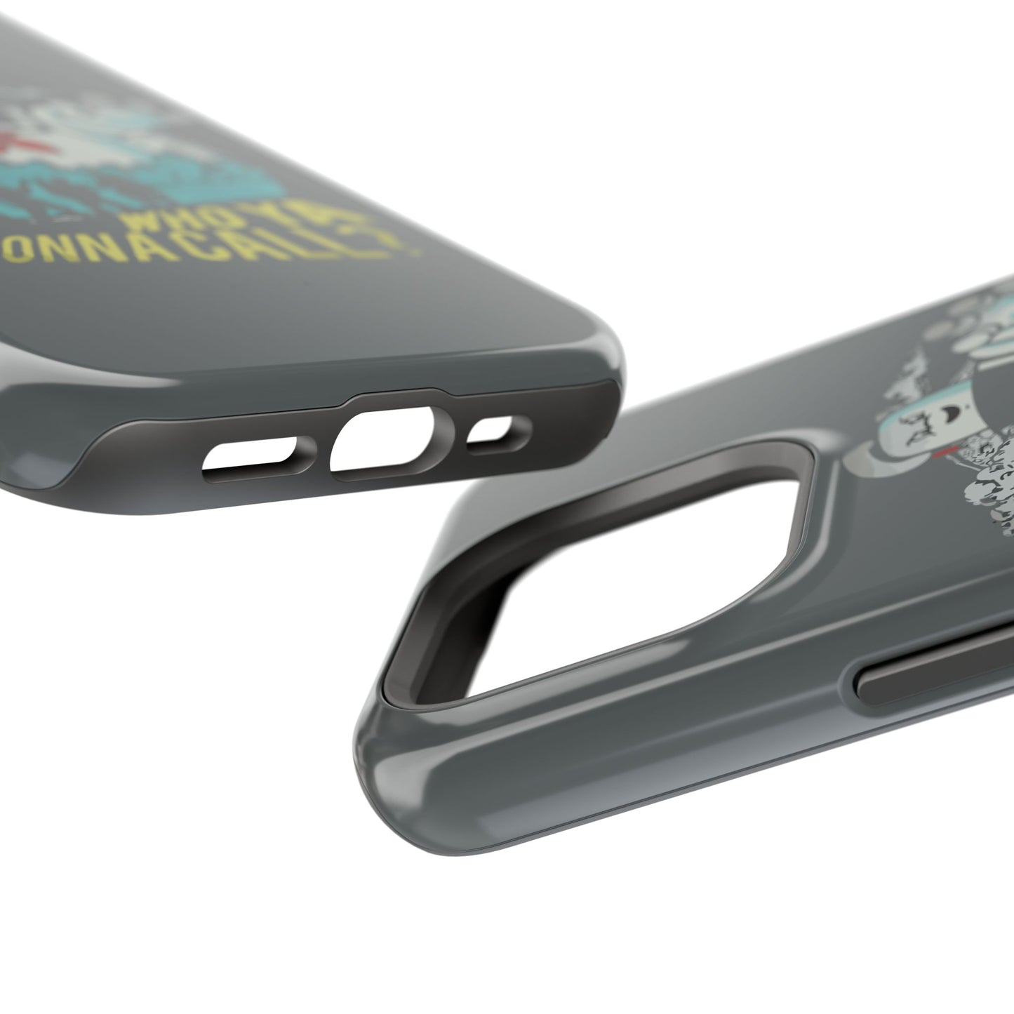Ghostbuster-Inspired Tough Phone Case - Who Ya Gonna Call? - Perfect for Fans, Gift for Halloween, Geeky Accessories, Durable Protection