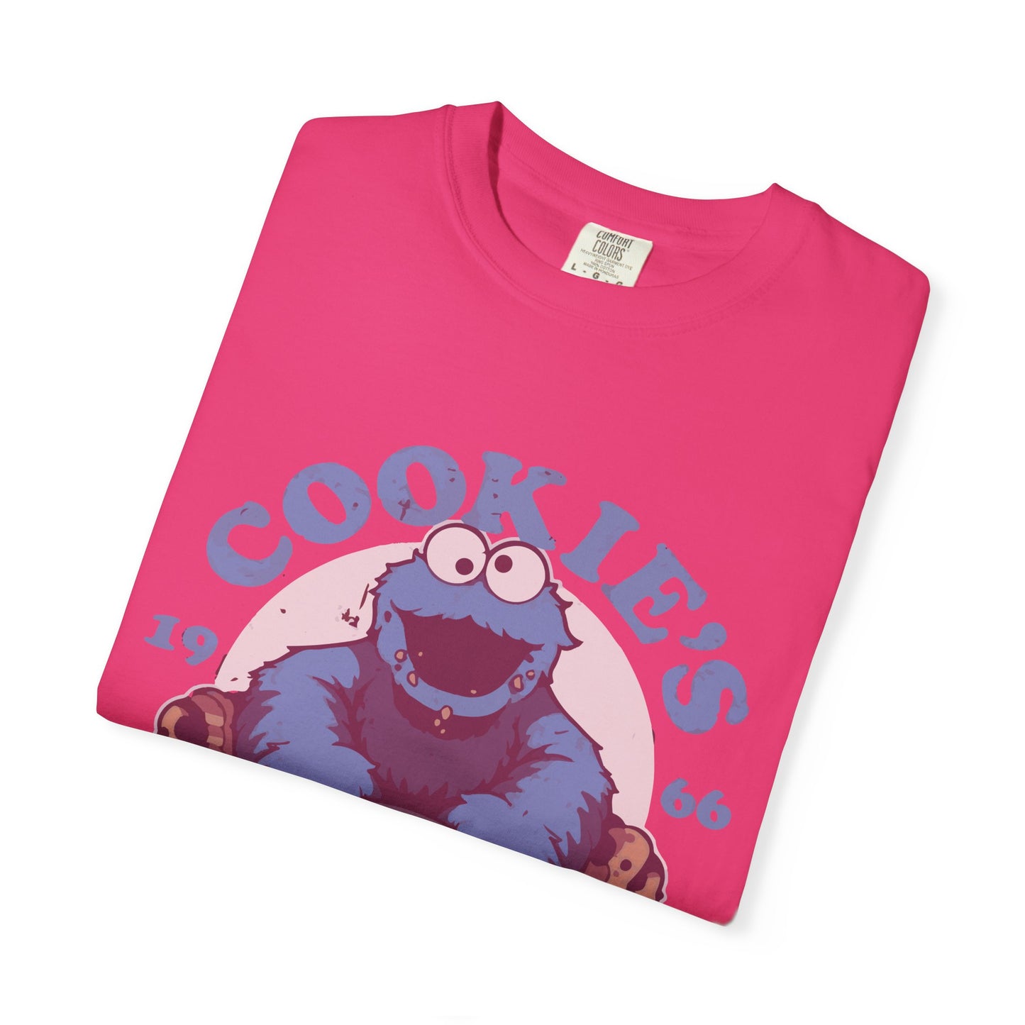 Cookie Monster Inspired Unisex T-Shirt, Fun Gift for Gamers, Casual Wear, Birthday Gift, Kitchen & Gym Motivation