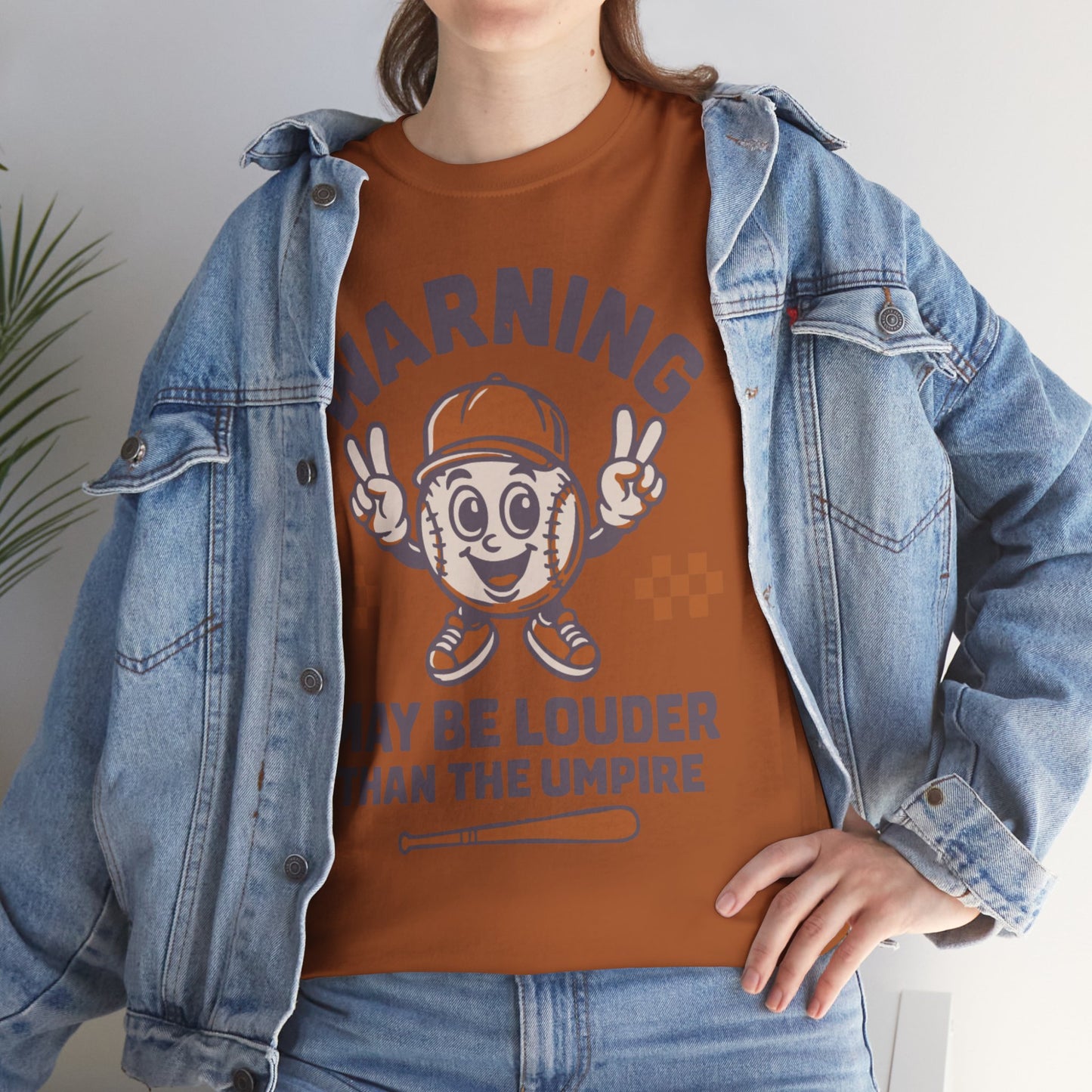 Warning T-Shirt, Fun Umpire Tee, Unique Sports Gift, Casual Wear, Perfect for Baseball Fans