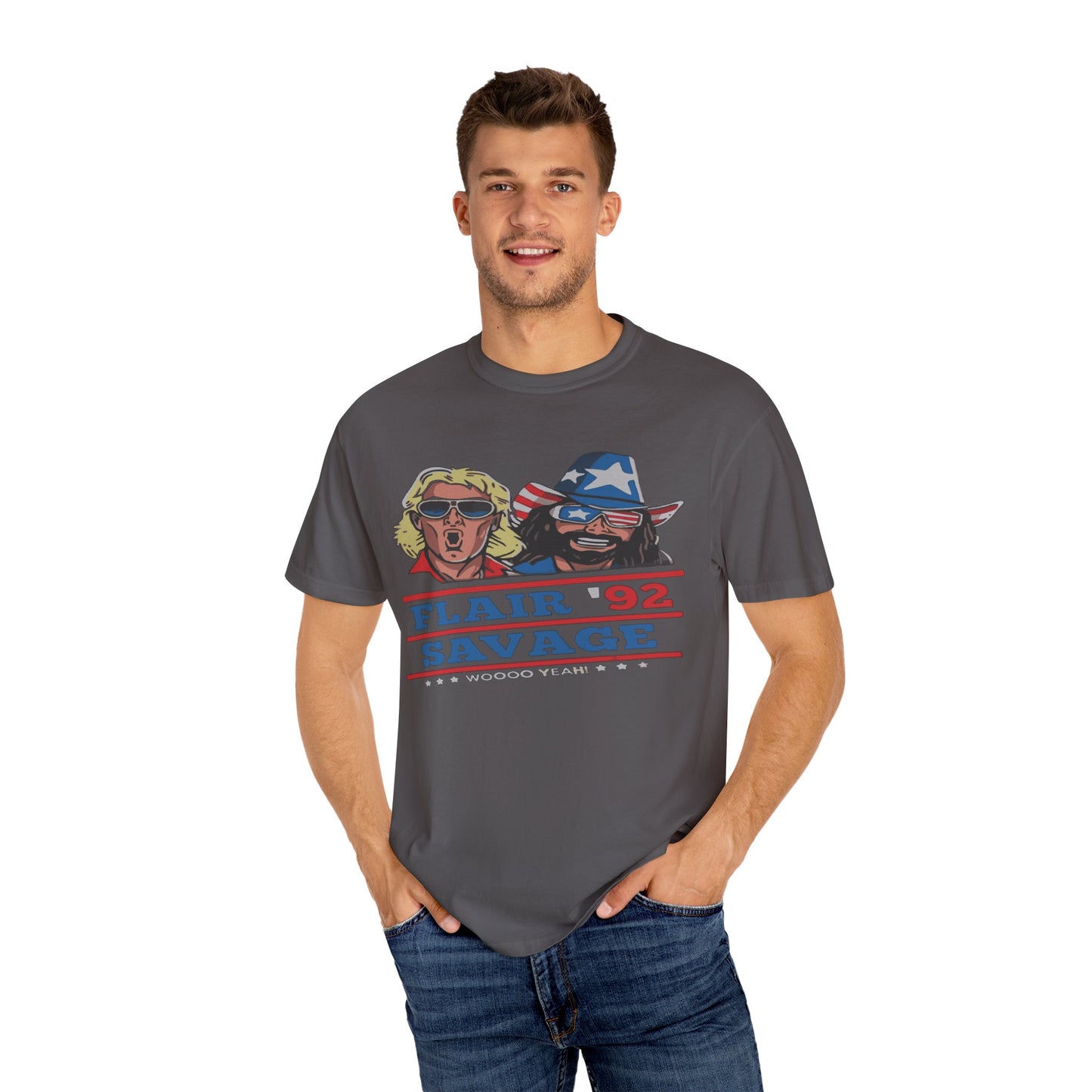 Retro Wrestling Fan T-Shirt, Unisex Graphic Tee, Flair Savage Shirt, Sports Fan Apparel, Vintage Style Gift