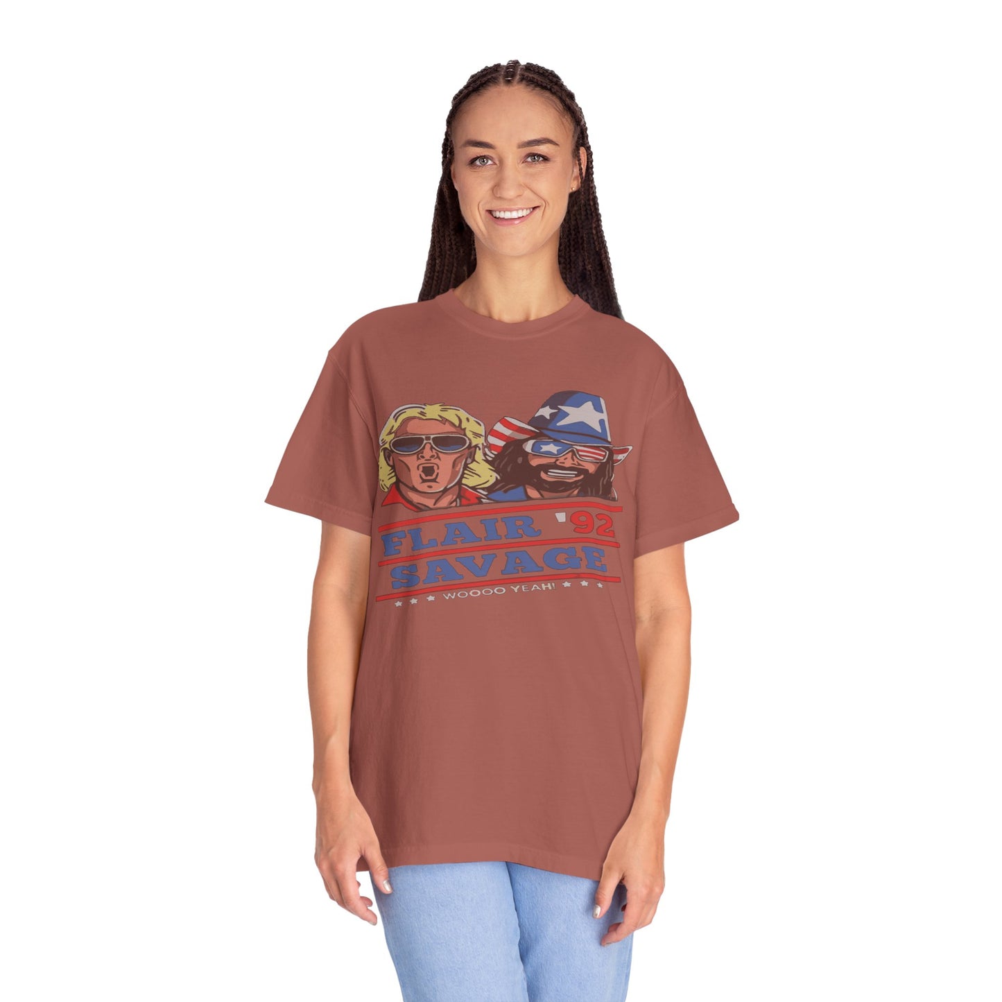 Retro Wrestling Fan T-Shirt, Unisex Graphic Tee, Flair Savage Shirt, Sports Fan Apparel, Vintage Style Gift