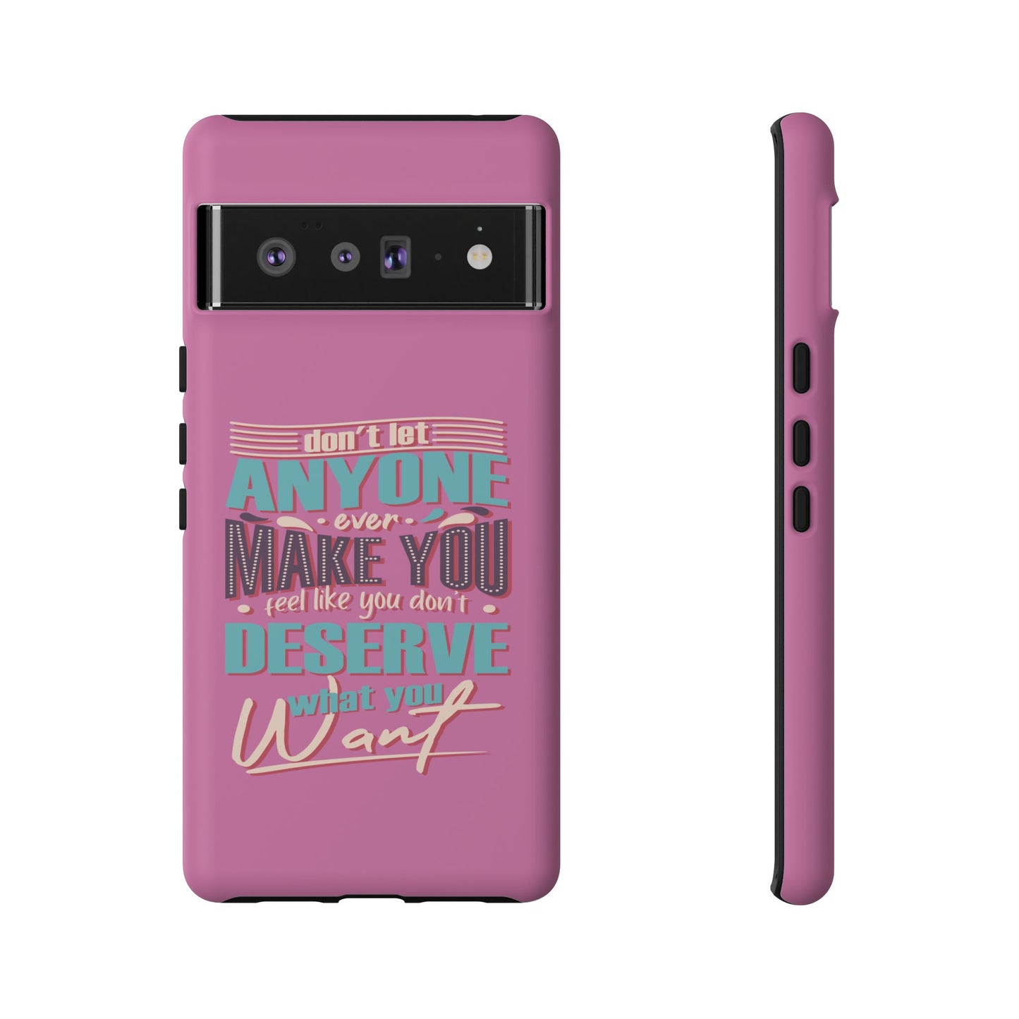 Inspirational Phone Case, Motivational Phone Cover, Tough Cases for Her, Gift for Friends, Self-Love Quote Case
