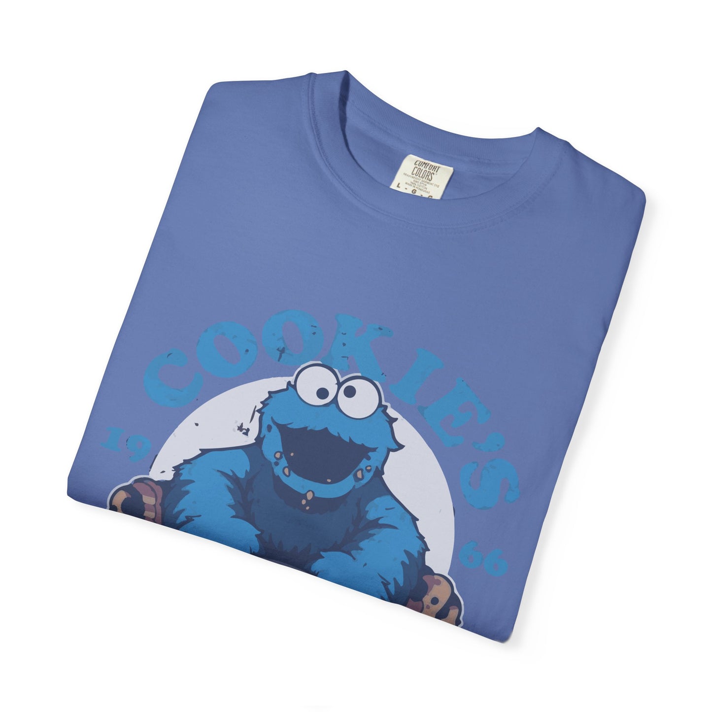 Cookie Monster Inspired Unisex T-Shirt, Fun Gift for Gamers, Casual Wear, Birthday Gift, Kitchen & Gym Motivation
