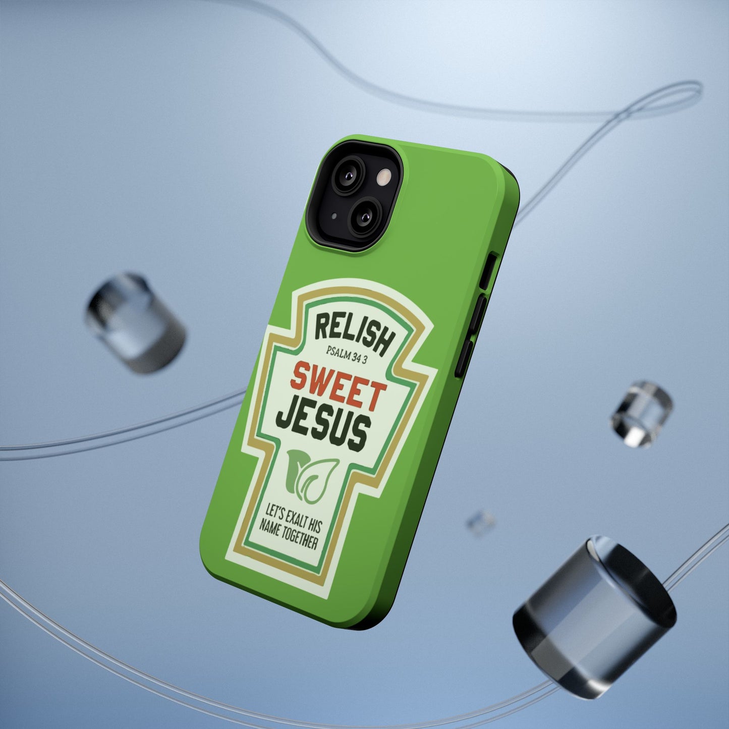 Relish Sweet Jesus Phone Case, Christian Gift, Impact-Resistant Case, Religious Phone Accessory, Faith-Based Present, Celebration Case