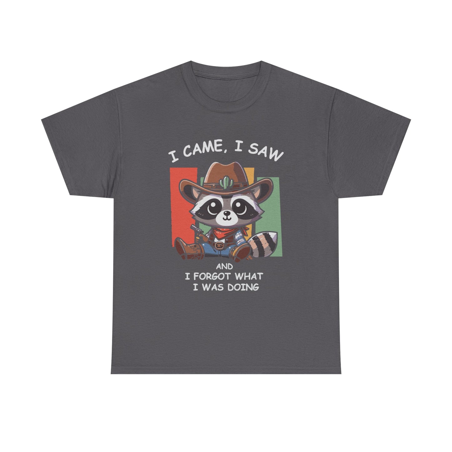 Fun Raccoon Graphic Tee, Cute Funny Animal T-Shirt, Unique Gift, Unisex Cotton Tee, Casual Wear, Birthday Gift, Humor Shirt