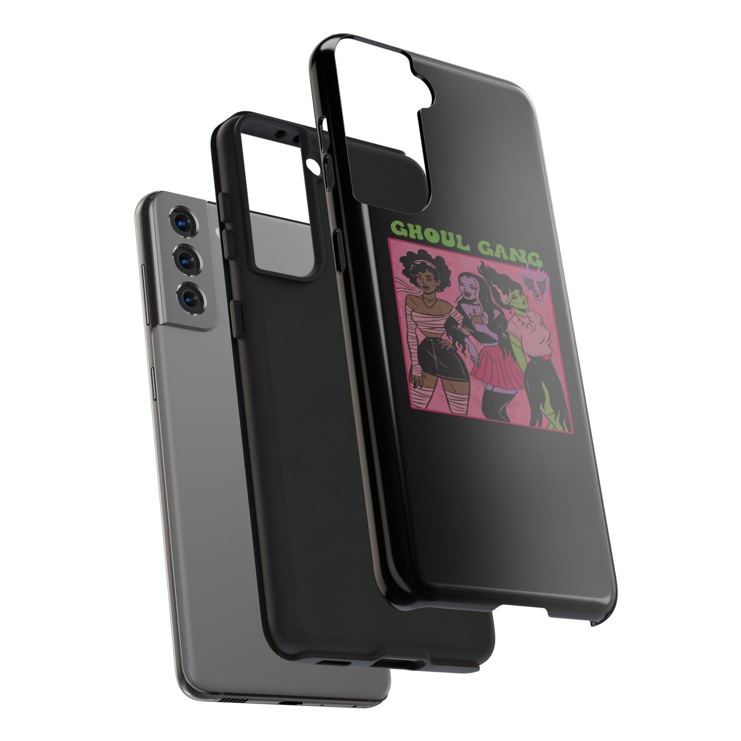 Ghoul Gang Tough Phone Cases | Unique Halloween Phone Cover, Cute Protective Case, Trendy Gift for Goth Fans, Spooky Style Accessory