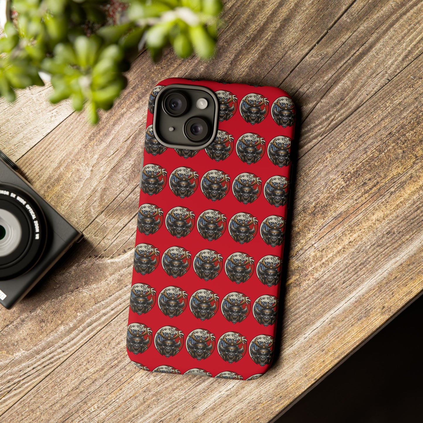 Bold Phone Case, Tough Phone Cover, Red Phone Protector, Unique Gift for Him/Her, Trendy Tech Accessory