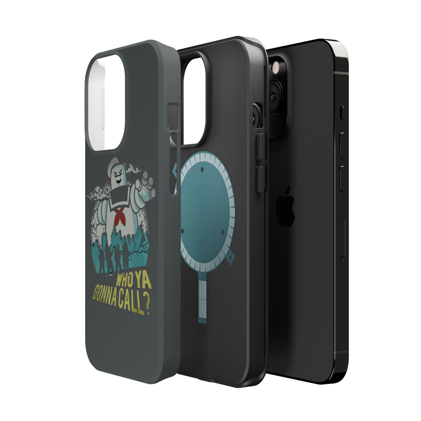 Ghostbuster-Inspired Tough Phone Case - Who Ya Gonna Call? - Perfect for Fans, Gift for Halloween, Geeky Accessories, Durable Protection