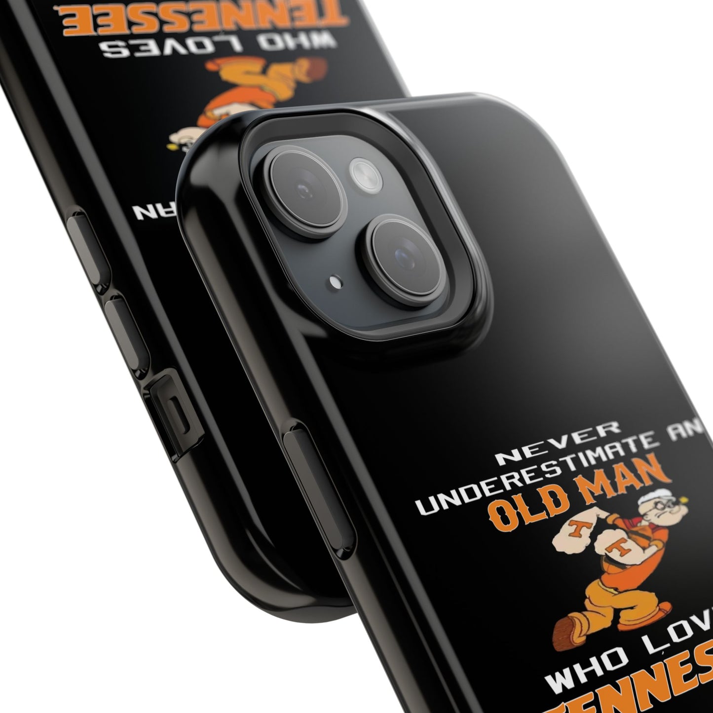Tough Phone Case, Old Man Who Loves Tennessee, Gift for Grandpa, Tennessee Pride, Men's Accessories, Father's Day, Custom Cases