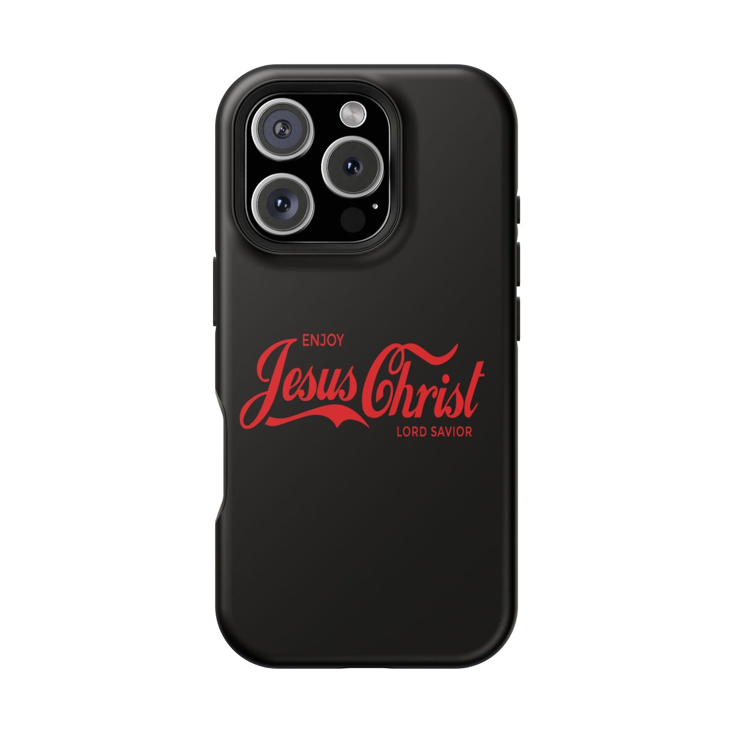 Impact-Resistant Phone Case: Enjoy Jesus Christ Lord Savior, Christian Gift, Durable Protection, Faith-Based Accessory, Holiday Gift