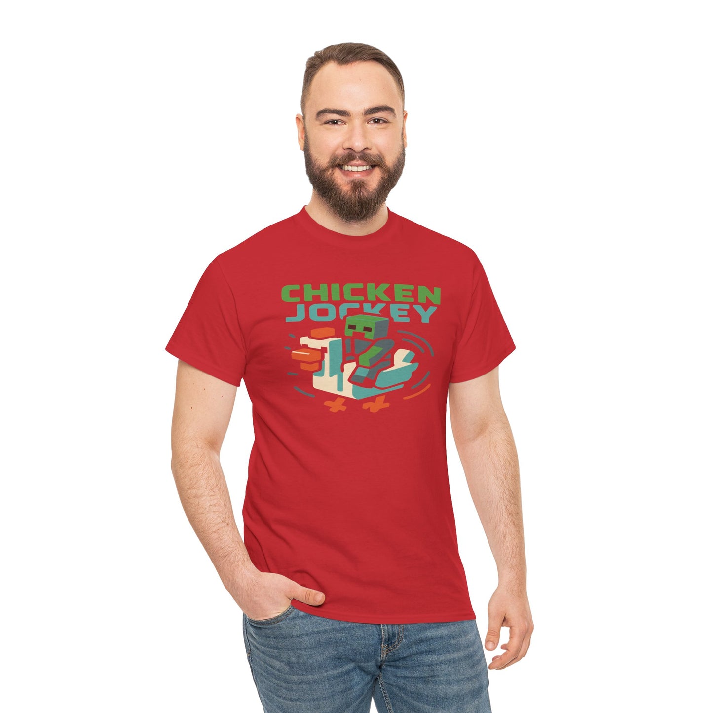 Chicken Jockey Minecraft T-shirt