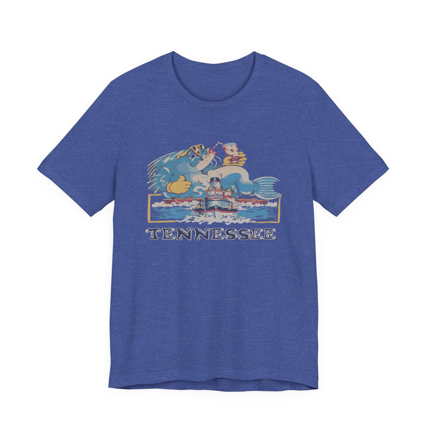 Tennessee Vintage Graphic Tee, Unisex Jersey Short Sleeve T-Shirt, Souvenir Shirt, Vacation Wear, Gift for Travelers, Retro Tee