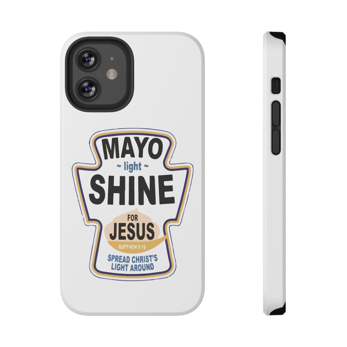 Jesus Message Impact-Resistant Case, Faith-Based Phone Cover, Inspirational Tech Accessory, Christian Gift, Bible Verse Case