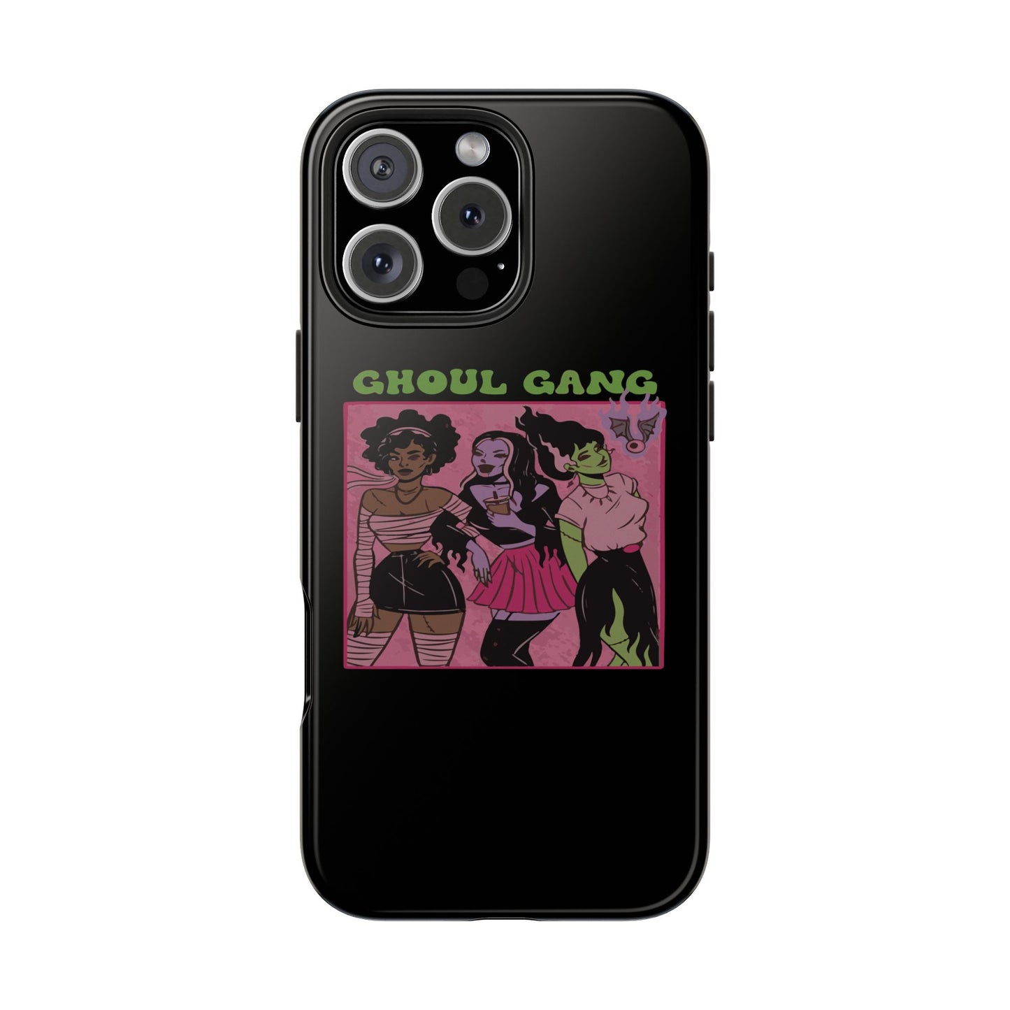 Ghoul Gang Tough Phone Cases | Unique Halloween Phone Cover, Cute Protective Case, Trendy Gift for Goth Fans, Spooky Style Accessory